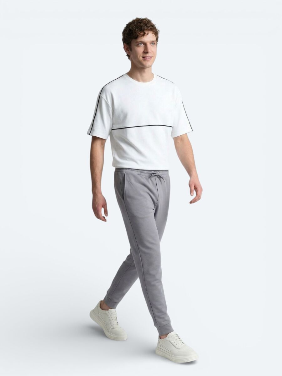 Grey Sweat Pants - 1
