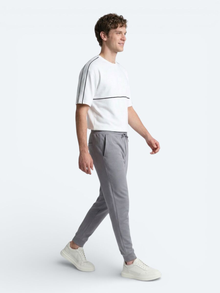 Grey Sweat Pants - 4