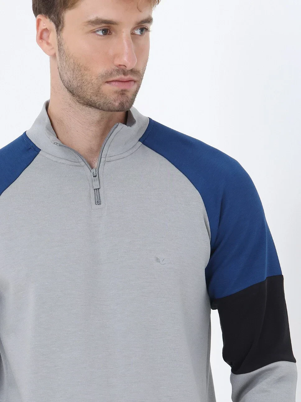 Grey Turtleneck Sweatshirt - 3