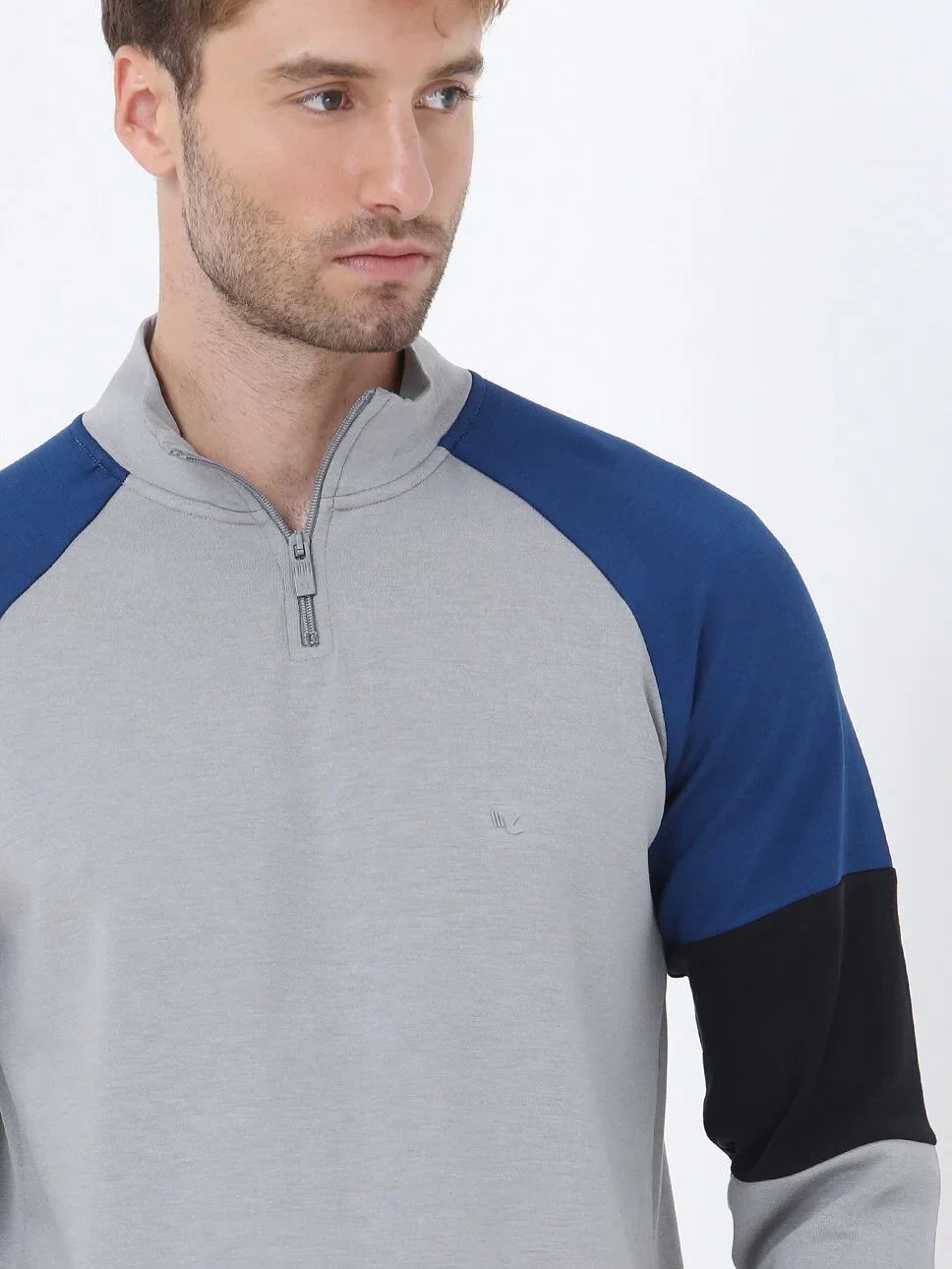 Grey Turtleneck Sweatshirt - 3