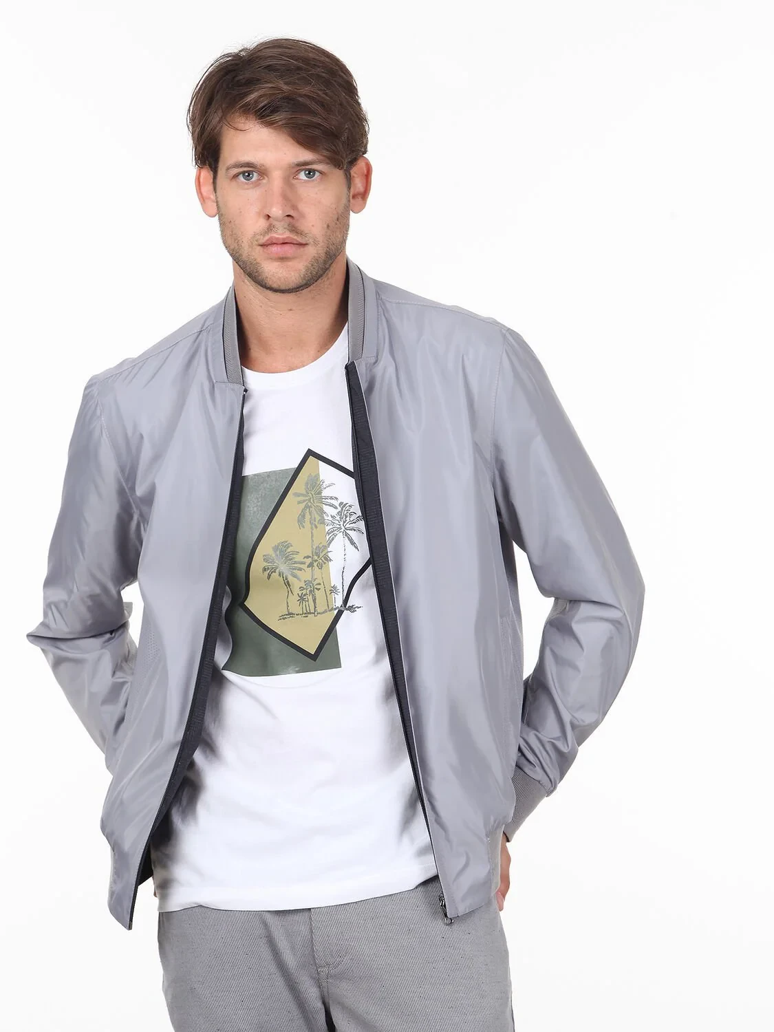 Grey Weaving Coat - 2