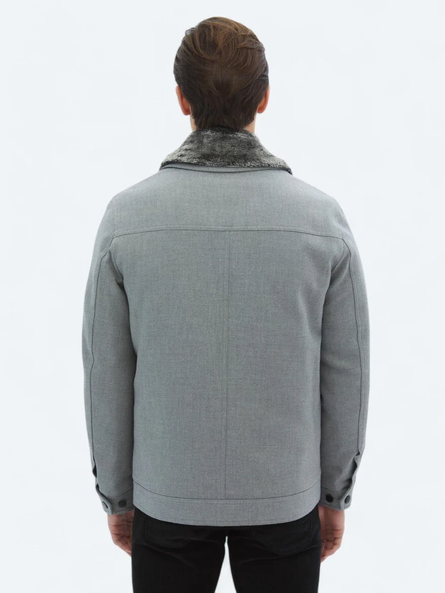 Grey Weaving Coat - 12