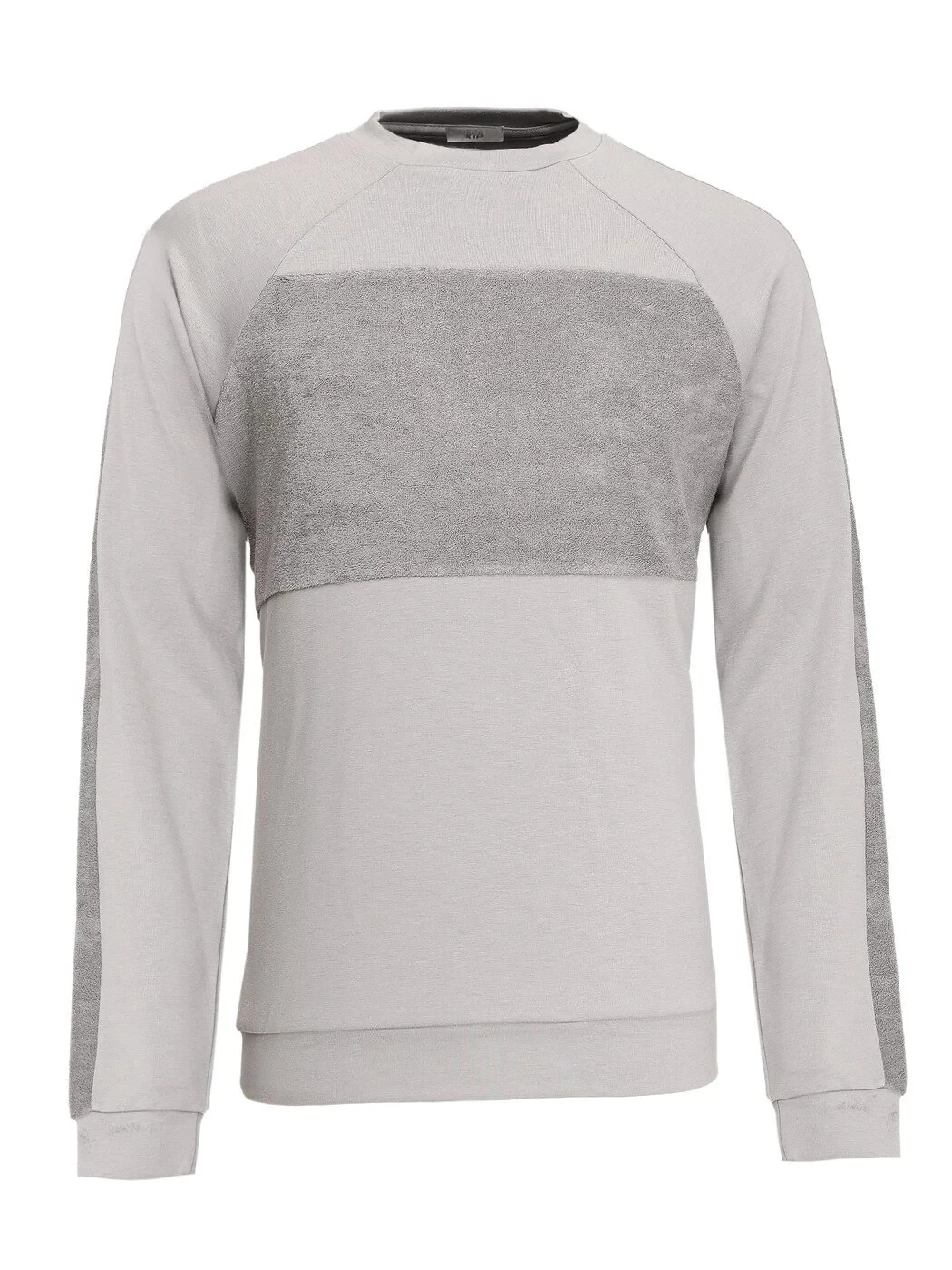 Gri Bisiklet Yaka Sweatshırt - 6