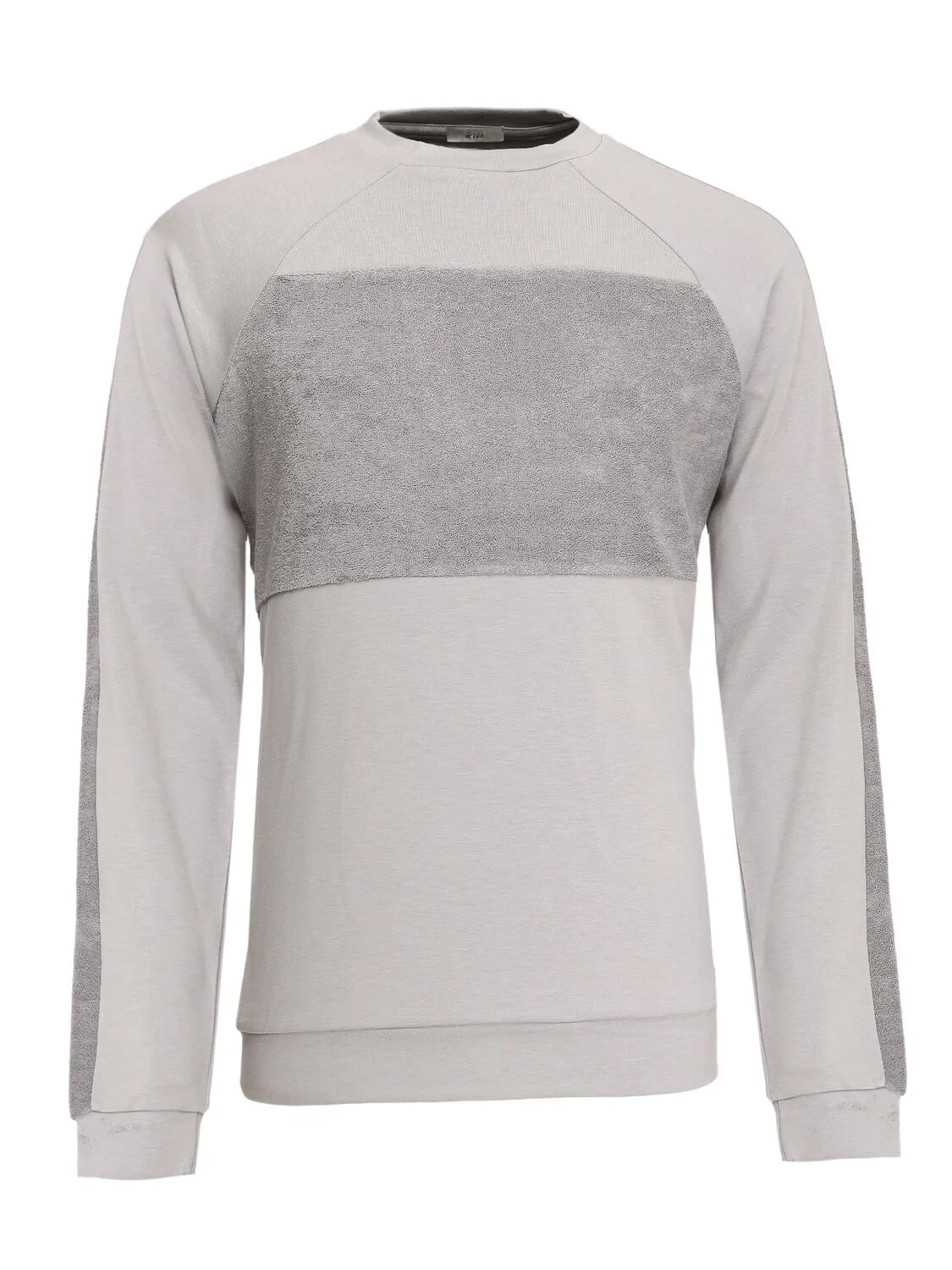 Gri Bisiklet Yaka Sweatshırt - 6