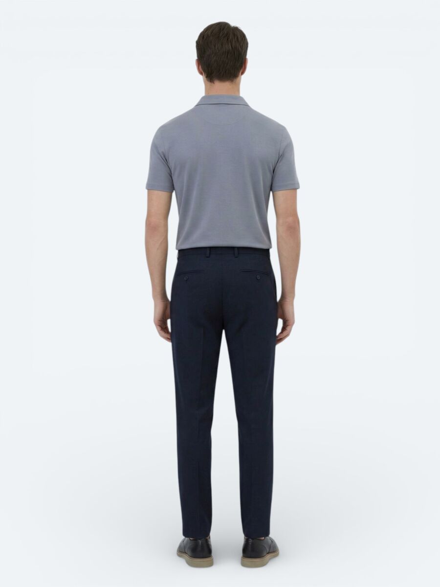 Gri Düz Regular Fit Kısa Casual Gömlek - 5