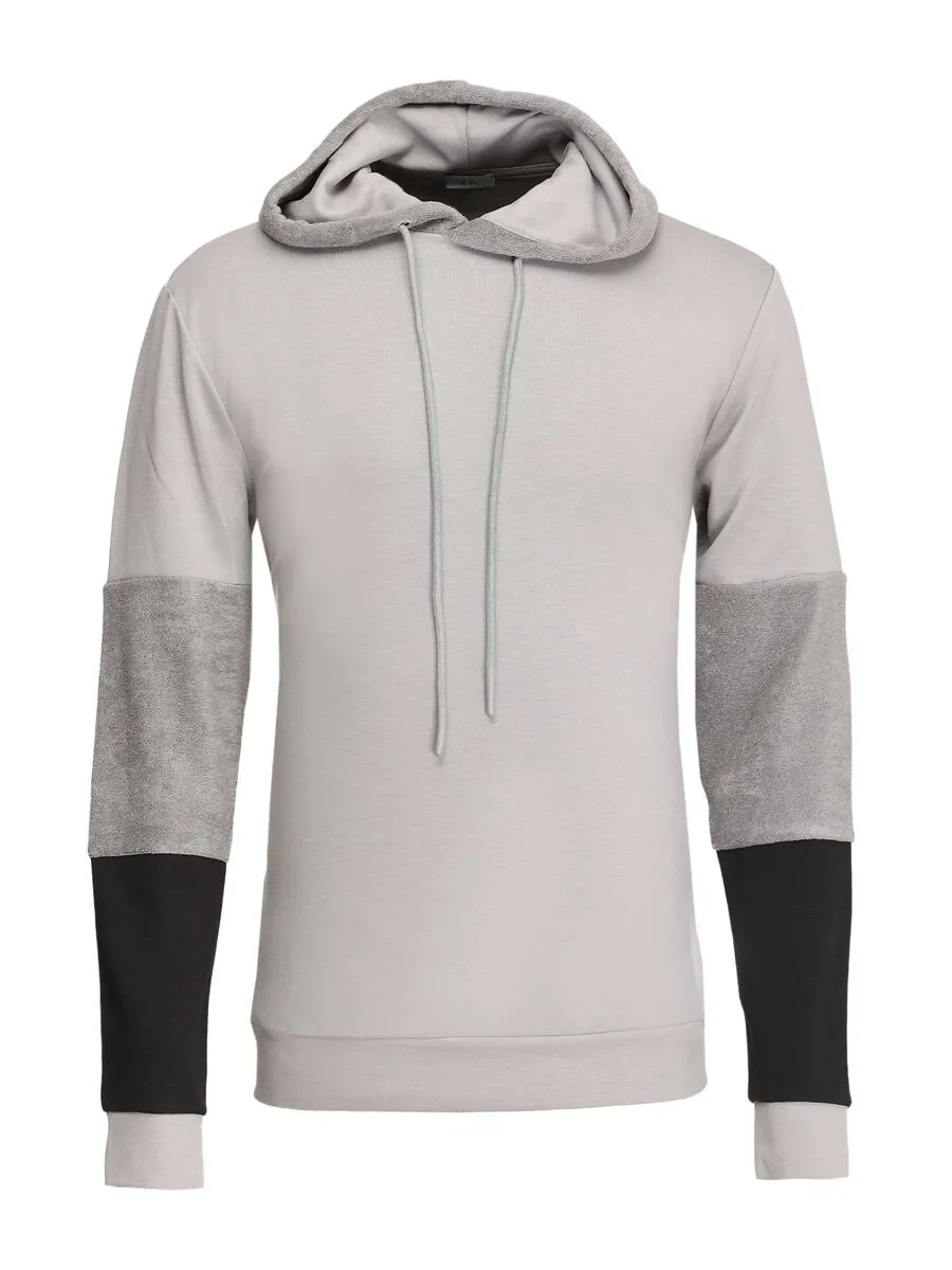 Gri Kapüşonlu Sweatshırt - 5