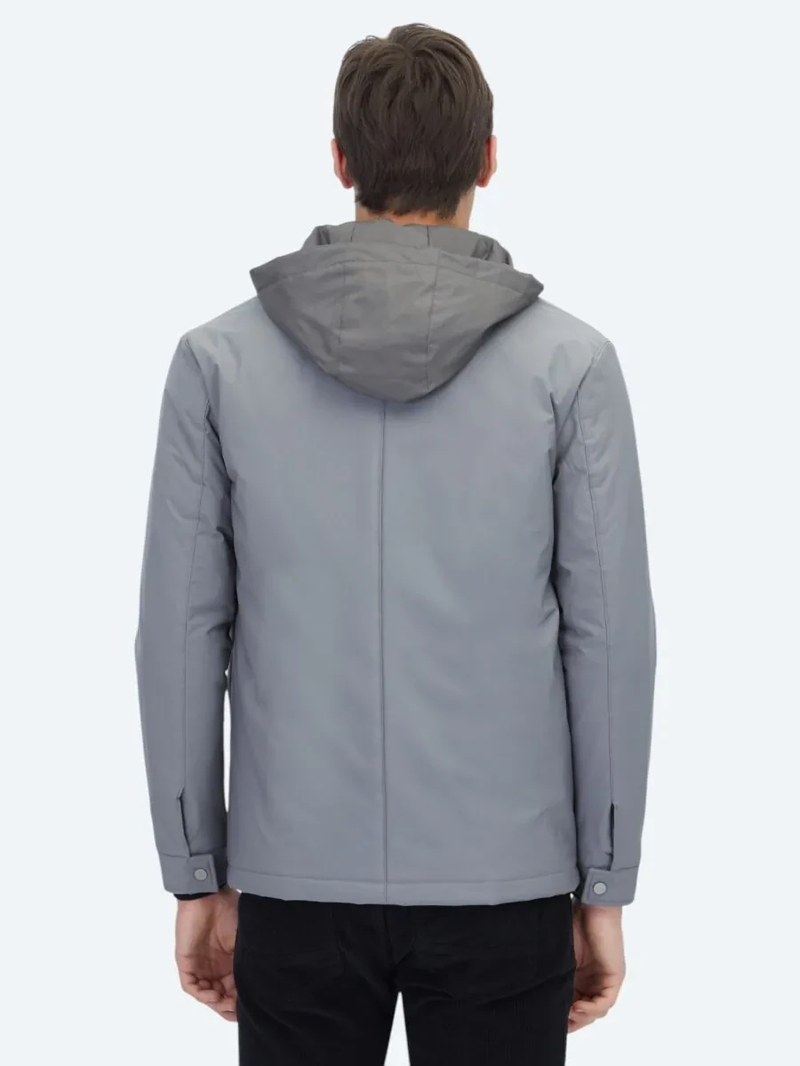 Gri Regular Fit Spor Ceket - 6