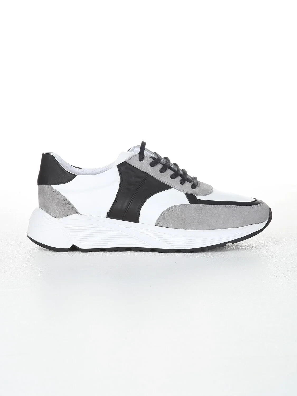 Gri Süet Casual Spor Ayakkabı - 1