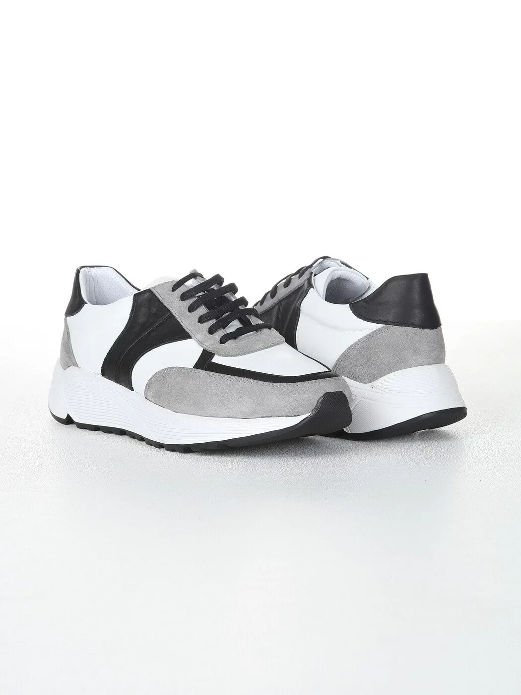 Gri Süet Casual Spor Ayakkabı - 3