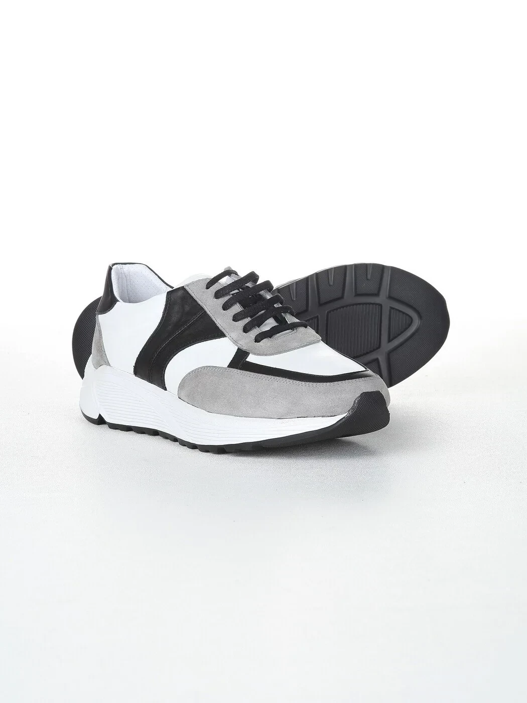 Gri Süet Casual Spor Ayakkabı - 4