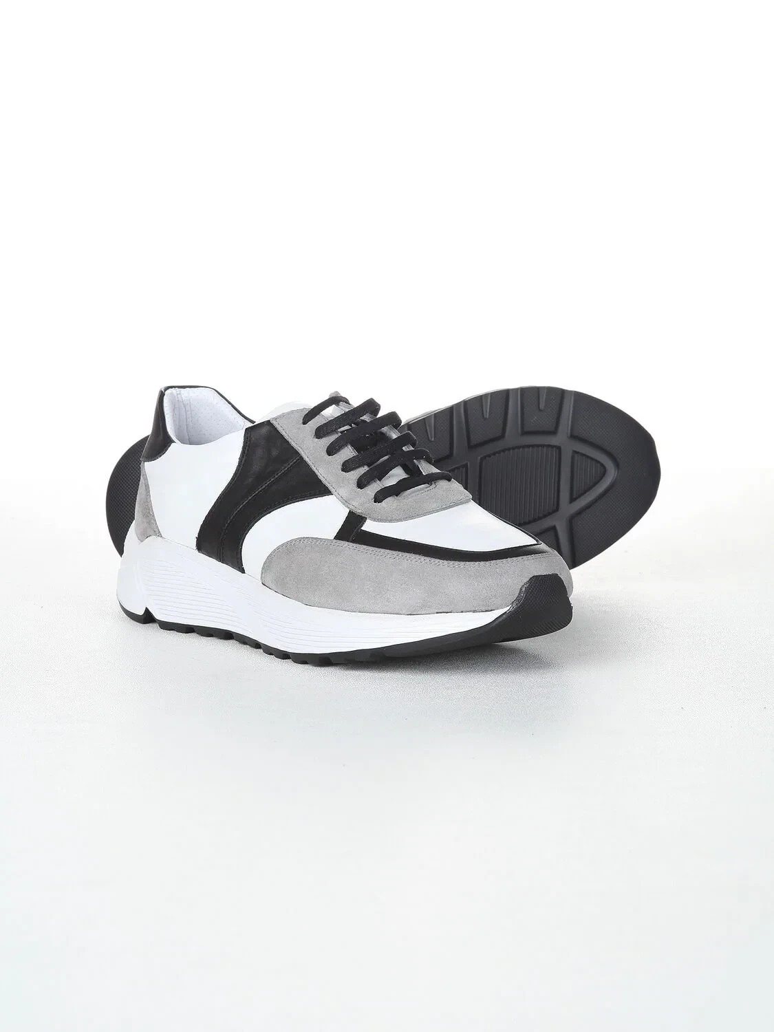 Gri Süet Casual Spor Ayakkabı - 4