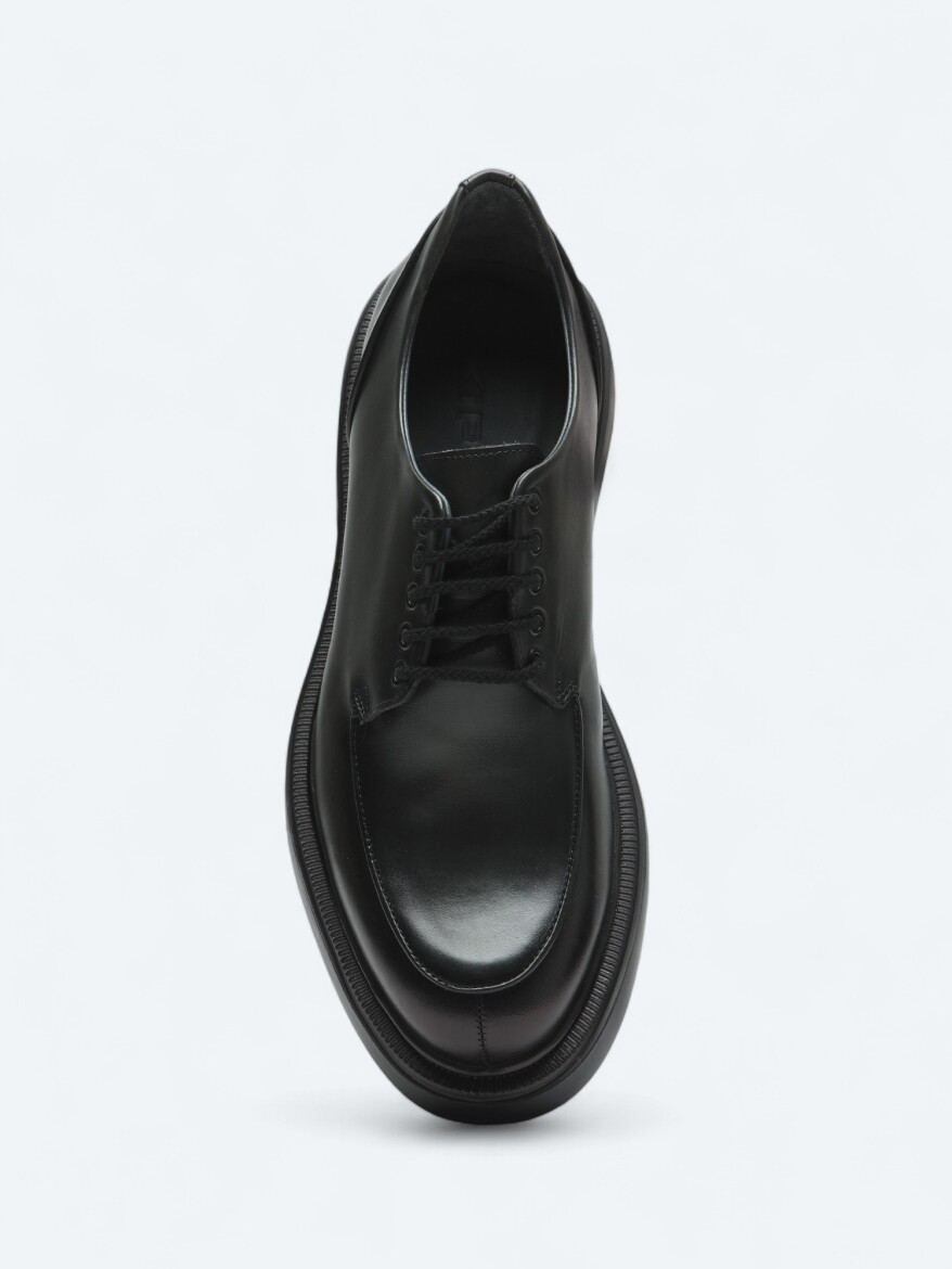 Haki Deri Smart Casual Ayakkabı - 3