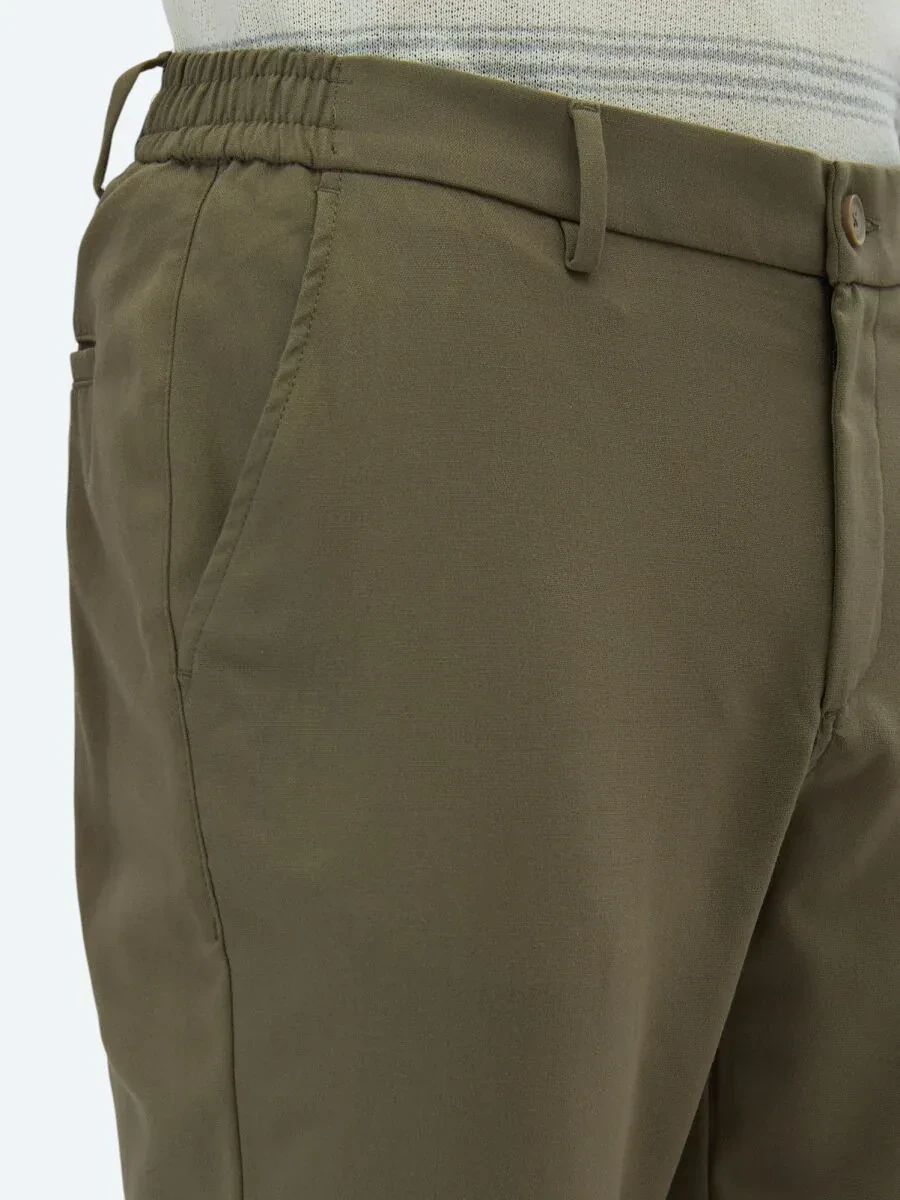 Haki Dokuma Jogging Fit Casual Pantolon - 3