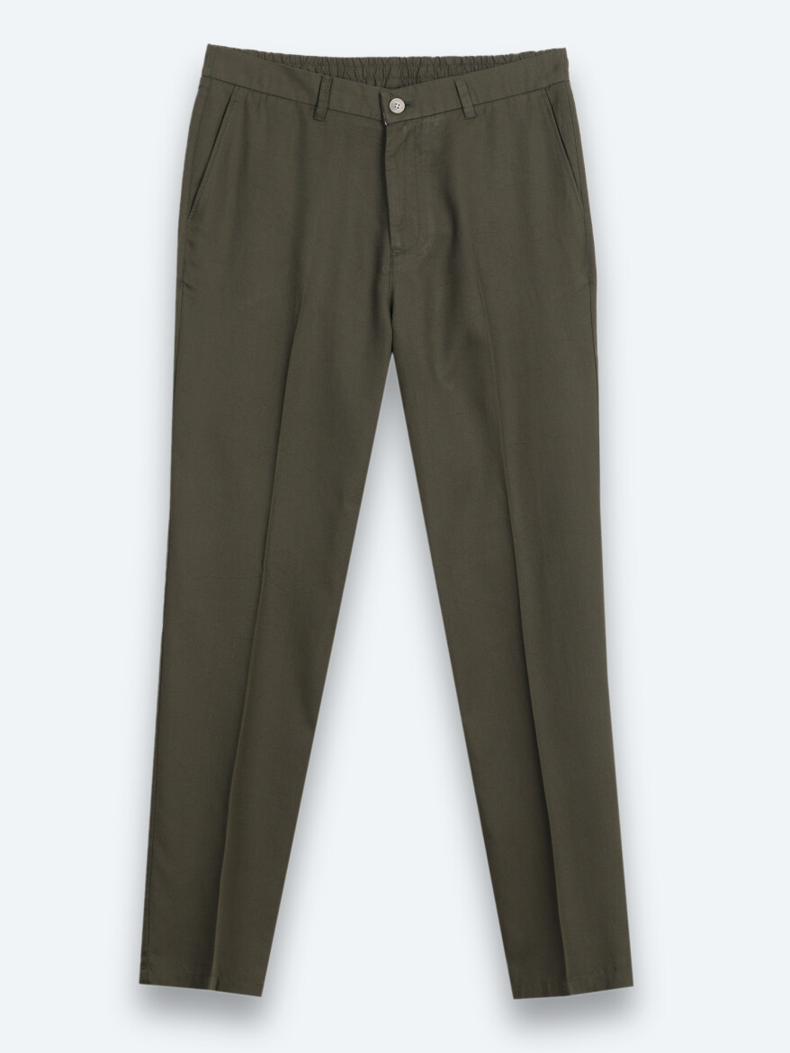 Haki Kumaş Jogging Fit Casual Pantolon - 6