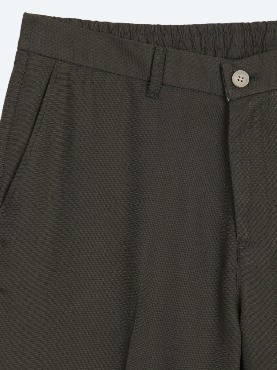 Haki Kumaş Jogging Fit Casual Pantolon - 7