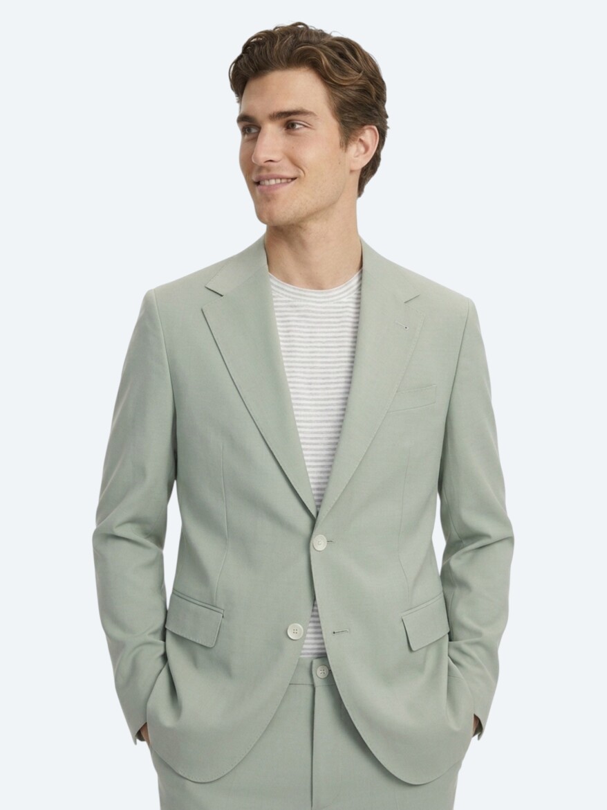Haki Modern Fit Takım Elbise - KİP