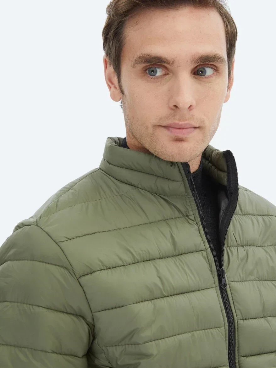 Haki Regular Fit Casual Dokuma Mont 