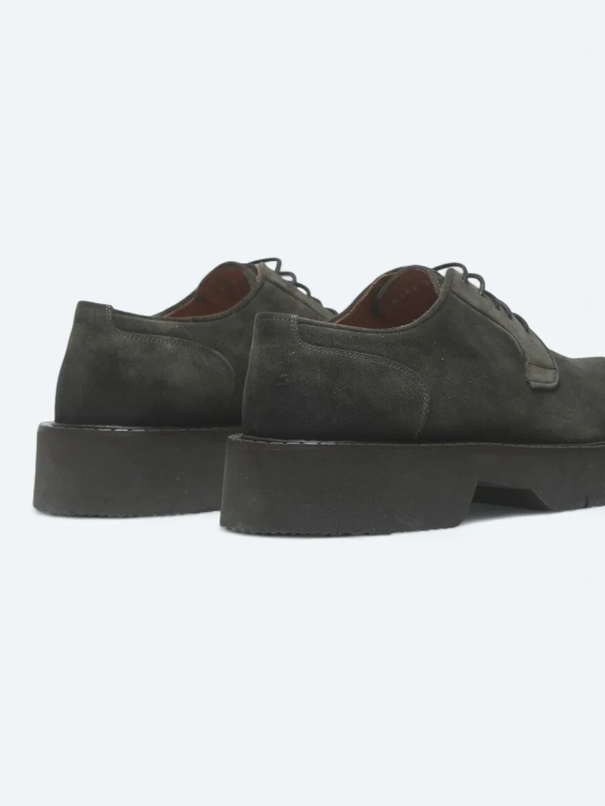 Haki Süet Smart Casual Ayakkabı - 5