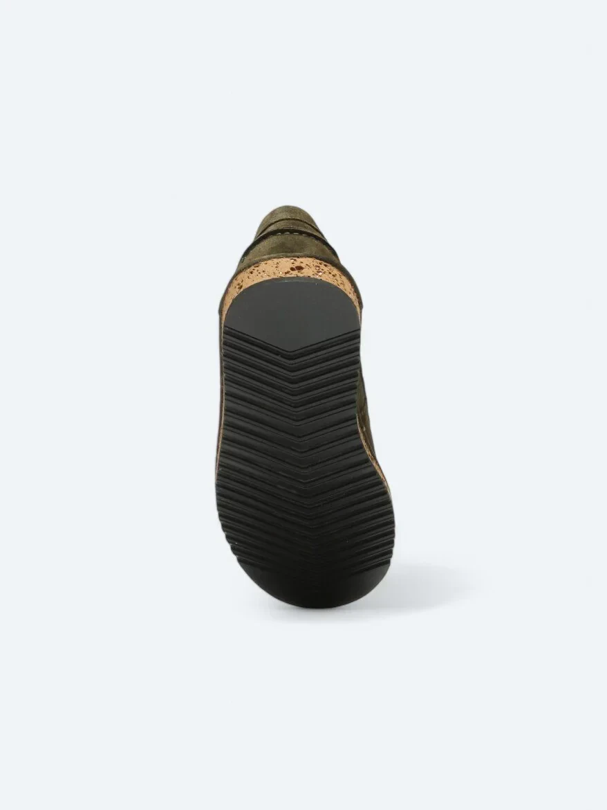 Haki Süet Smart Casual Ayakkabı 