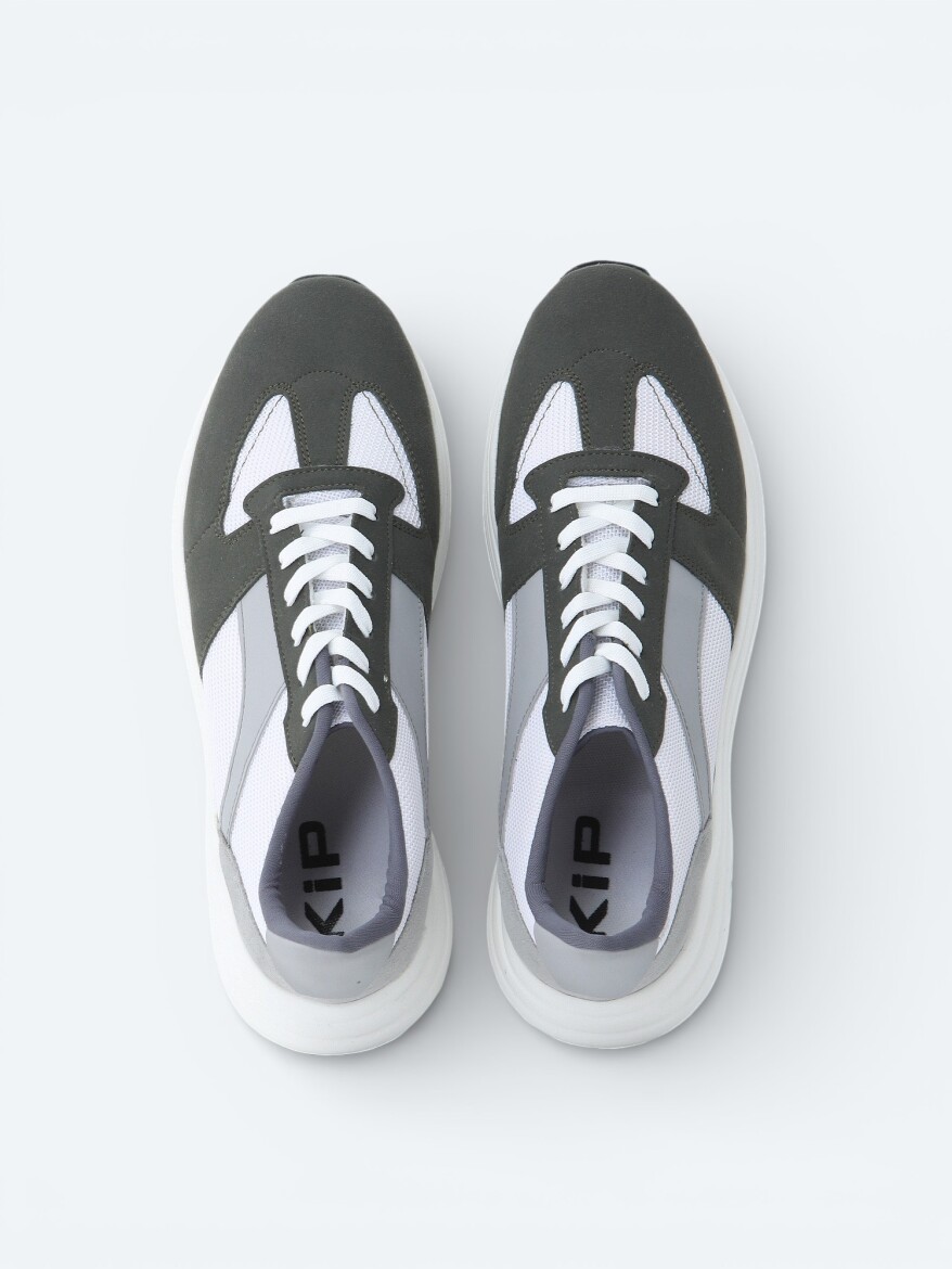 Haki Süet Spor Ayakkabı - 5