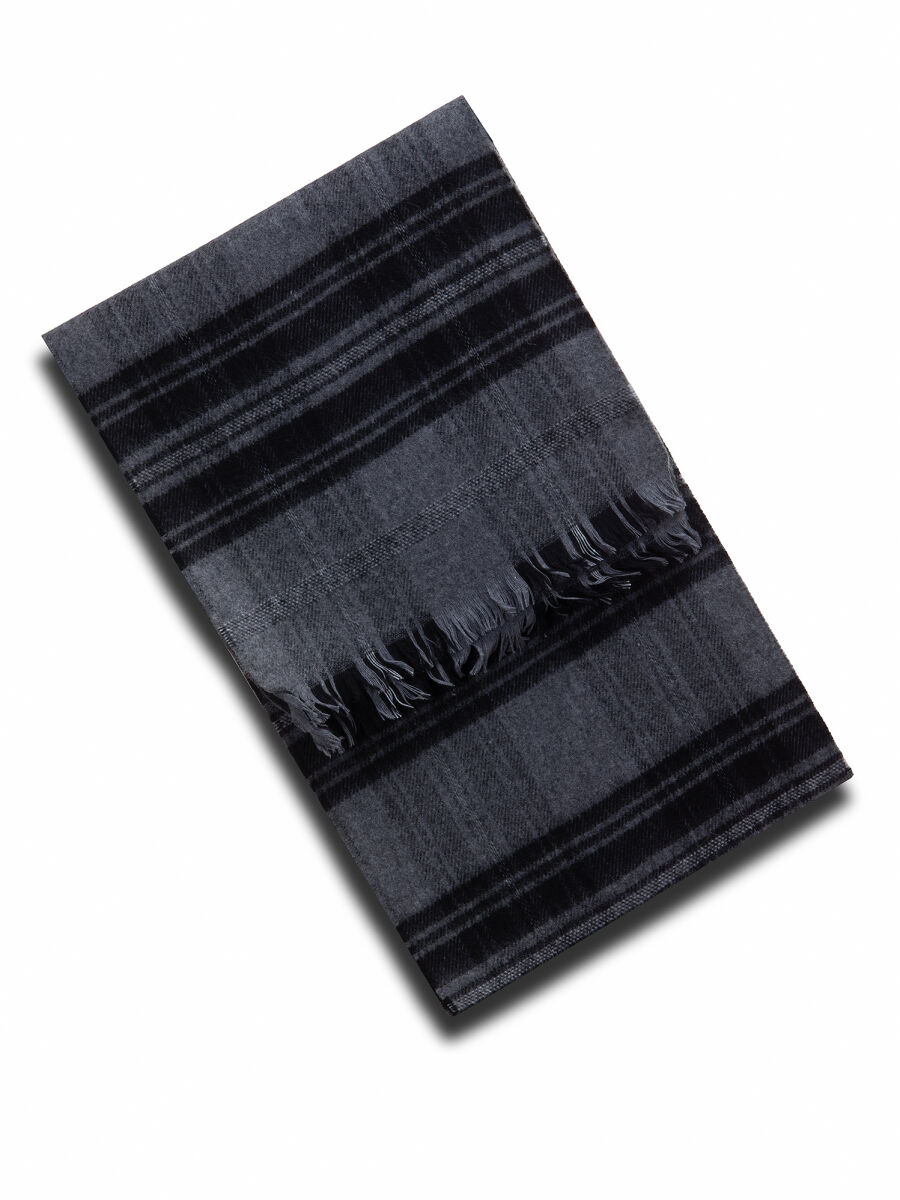 Hard Coal %65 Akrilik ,%35 Yün Scarf - 1
