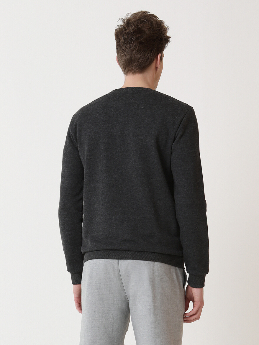 Hard Coal Crew Neck Printed Sweatshirt - 5