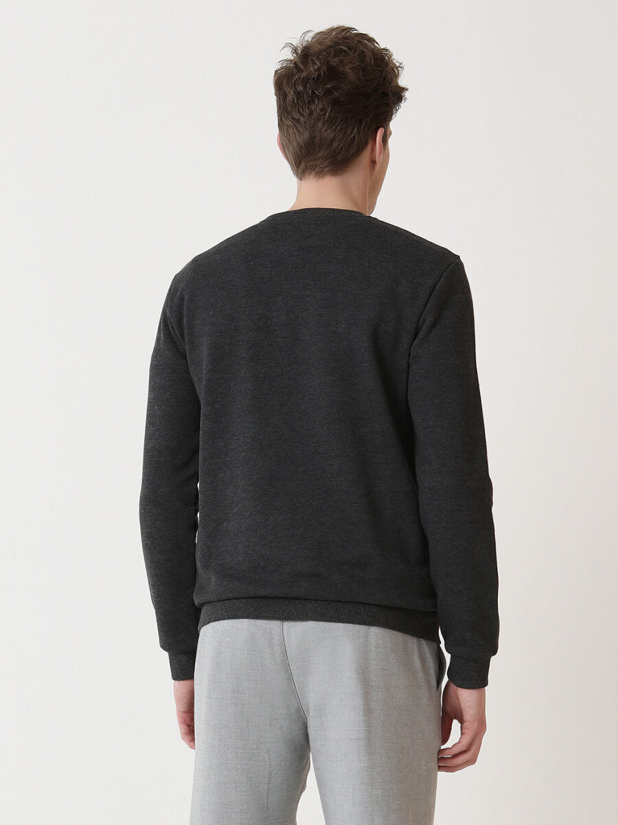 Hard Coal Crew Neck Printed Sweatshirt - 5