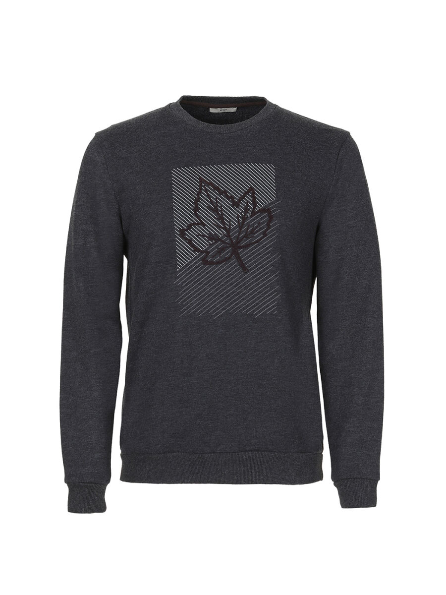 Hard Coal Crew Neck Printed Sweatshirt - 6