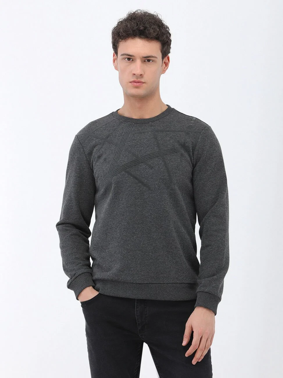 Hard Coal Crew Neck Sweatshirt - 1