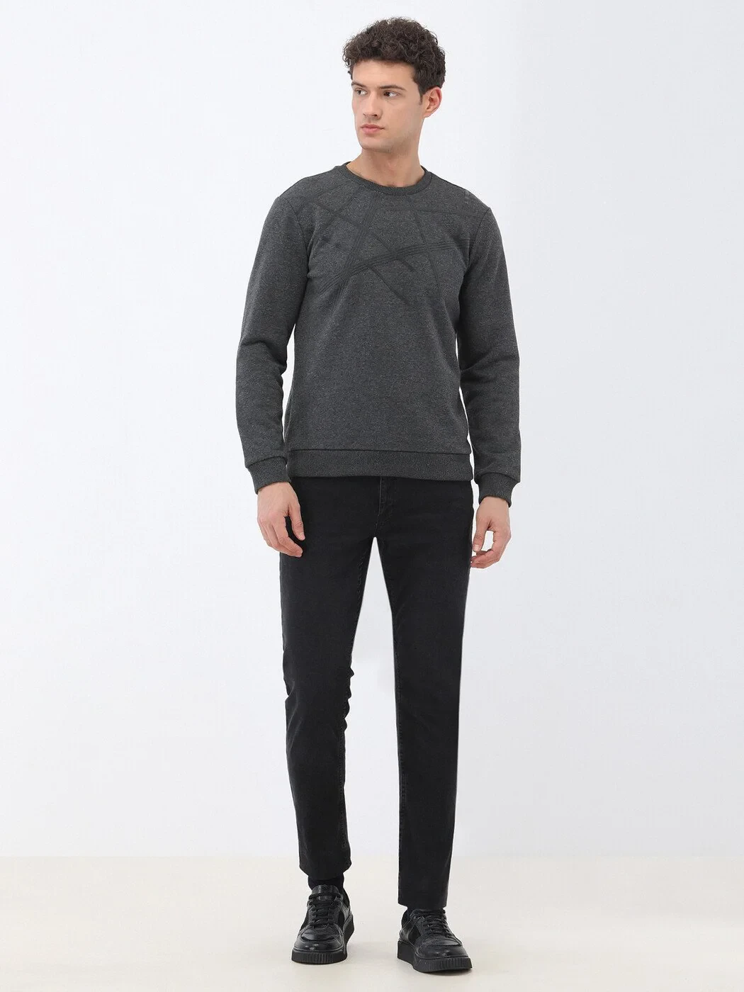 Hard Coal Crew Neck Sweatshirt - 2