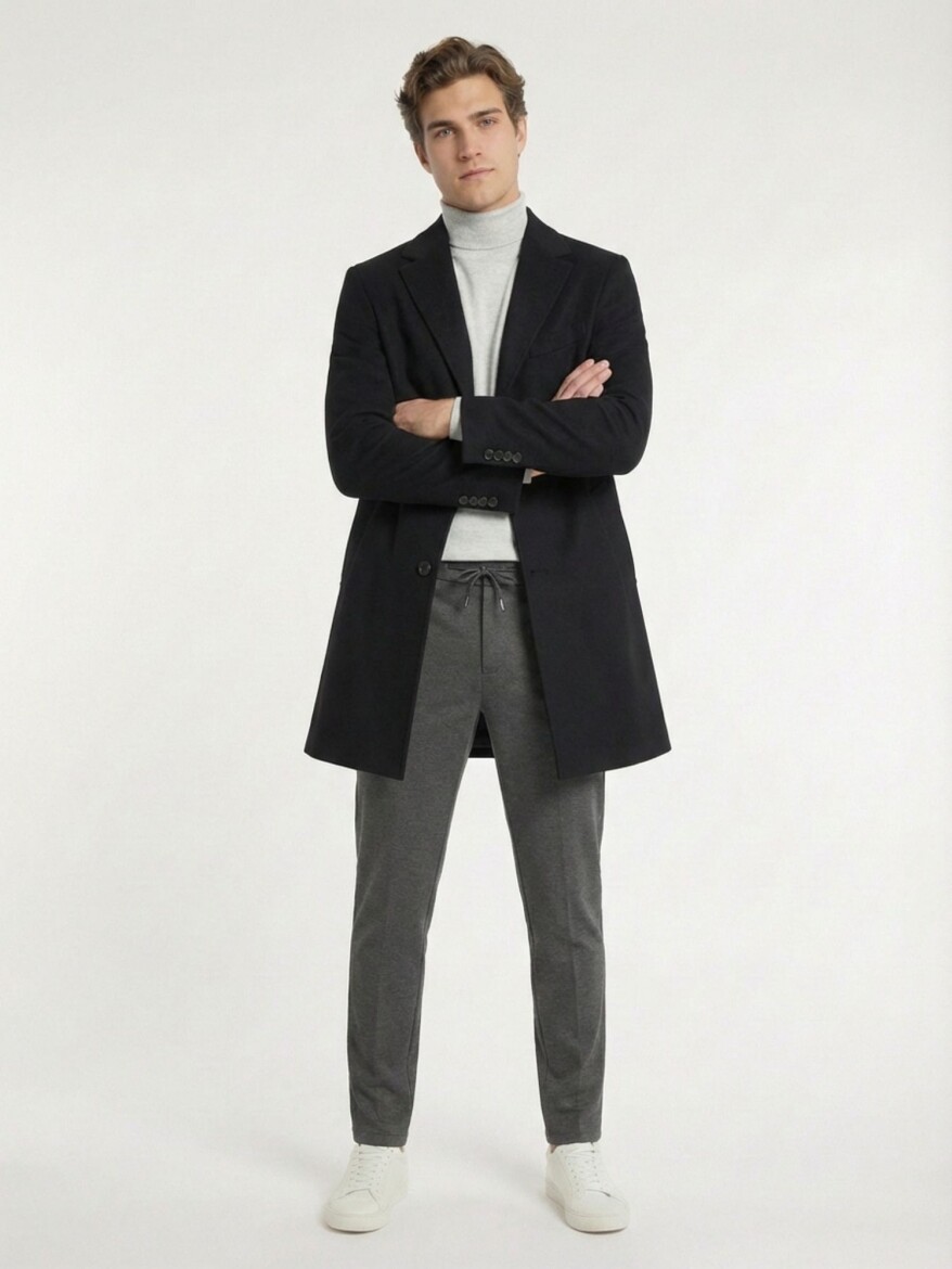 Hard Coal Knitting Jogging Fit Casual Trousers - 4