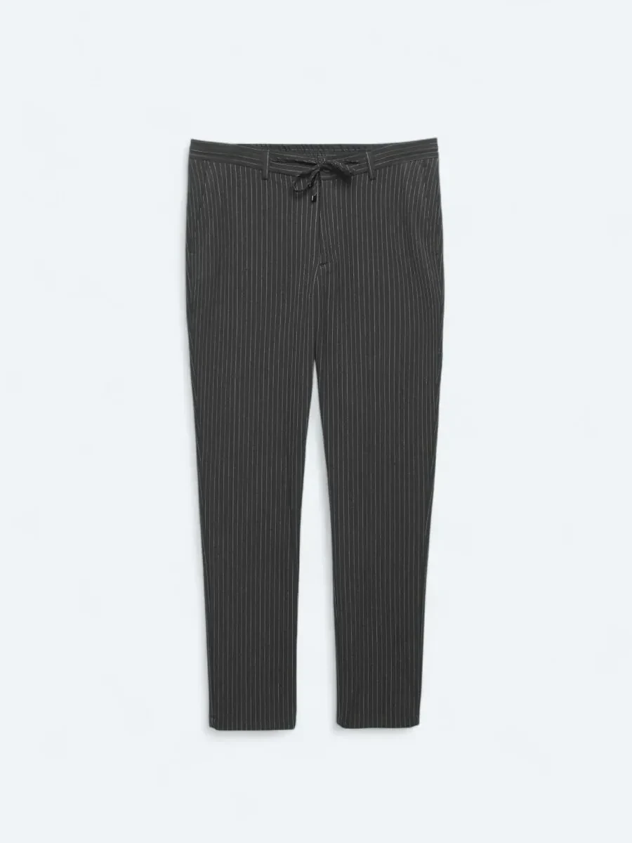 Hard Coal Knitting Jogging Fit Casual Trousers - 5