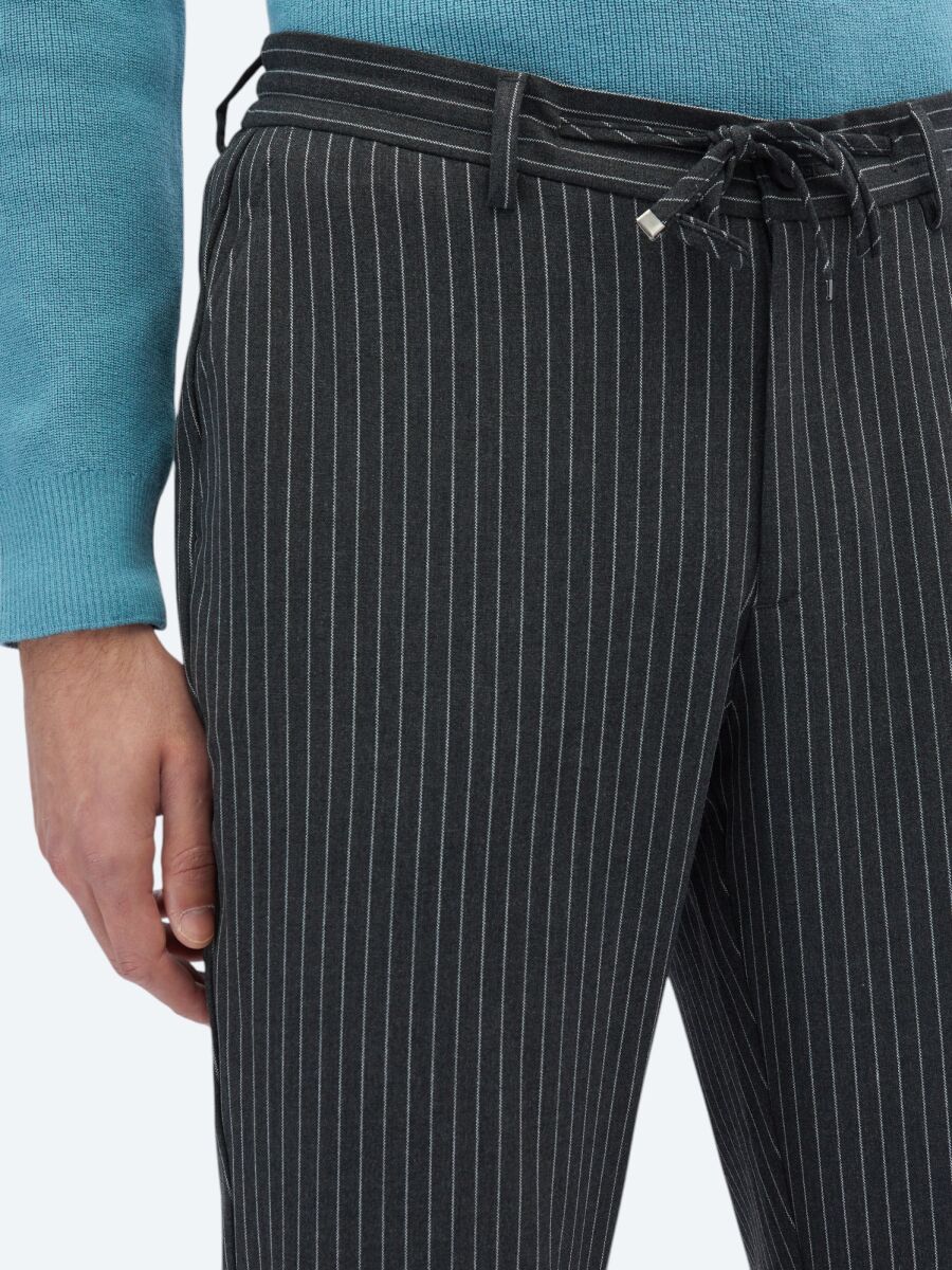 Hard Coal Knitting Jogging Fit Casual Trousers - 3