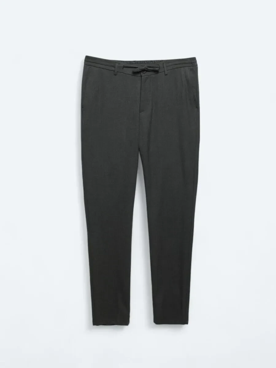 Hard Coal Knitting Jogging Fit Casual Trousers - 5