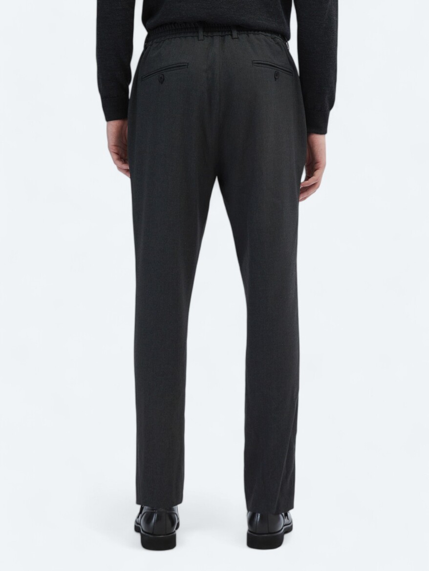 Hard Coal Knitting Jogging Fit Casual Trousers - 4