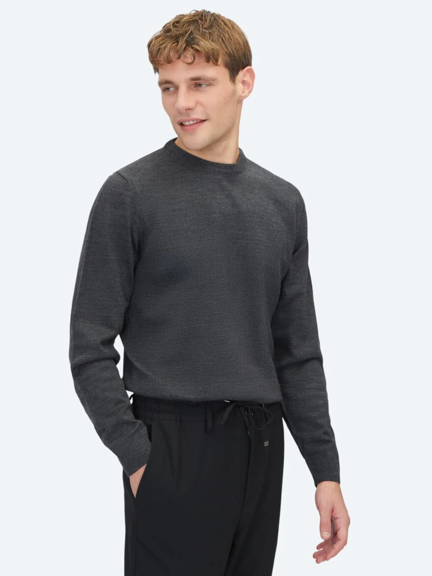 Hard Coal Knitwear Sweatshirt - KİP