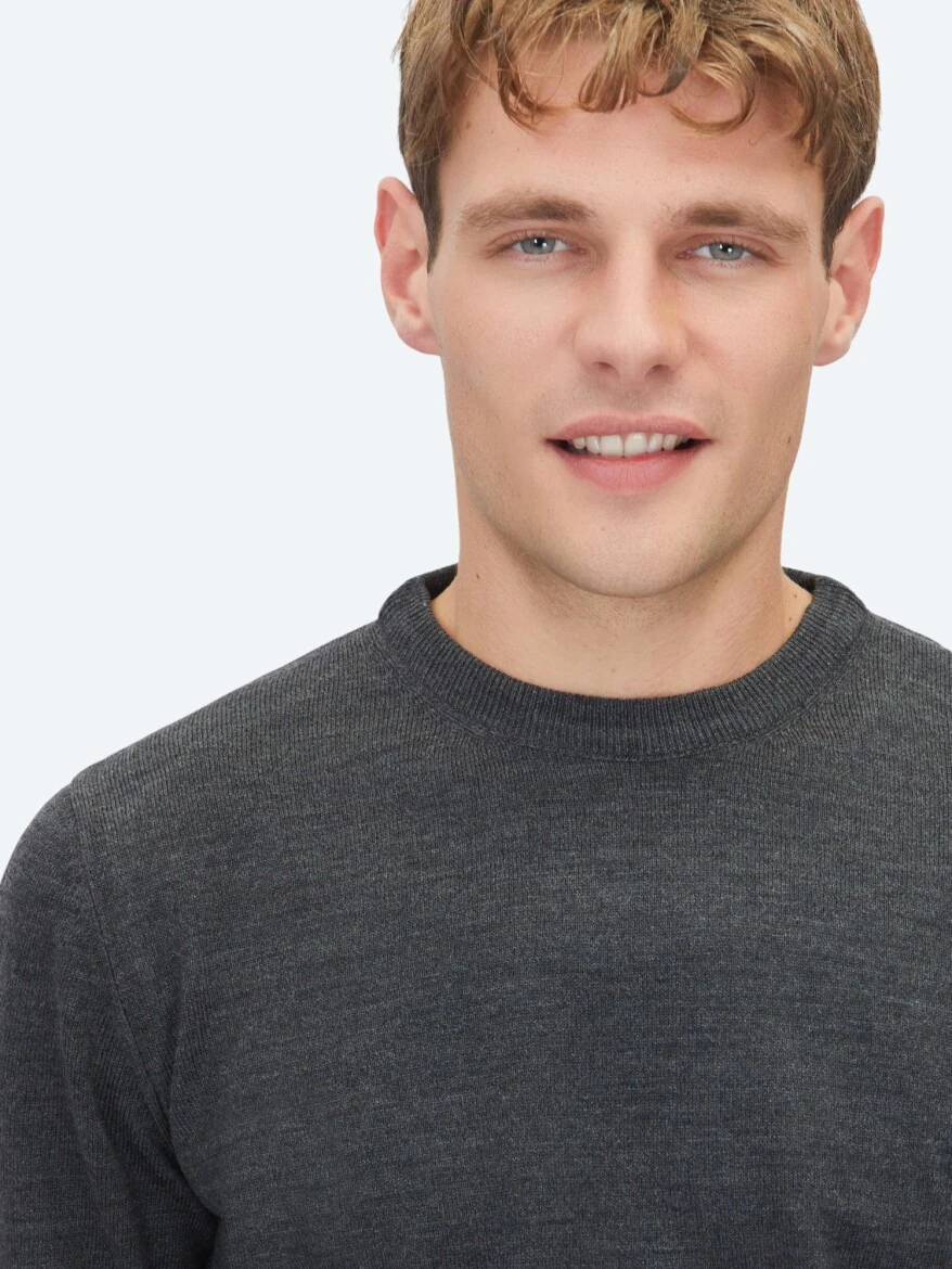 Hard Coal Knitwear Sweatshirt - KİP