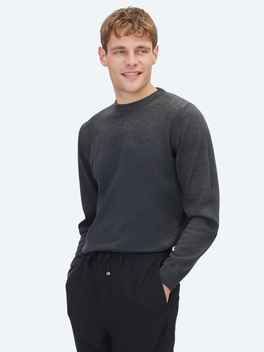 Hard Coal Knitwear Sweatshirt - KİP
