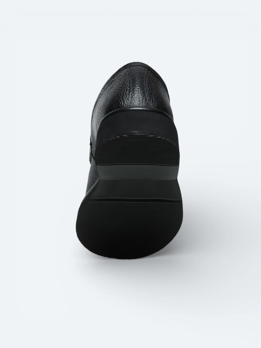 Hard Coal Leather Smart Casual Shoes - 4