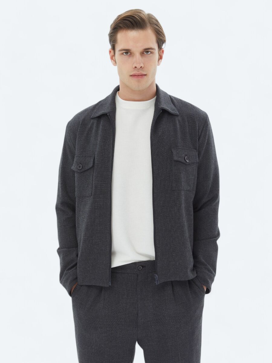 Hard Coal Micro Modern Fit Suit - 1