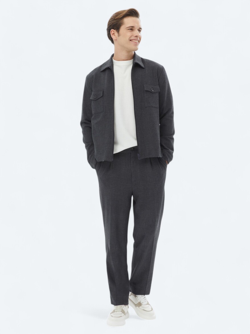 Hard Coal Micro Modern Fit Suit - 3