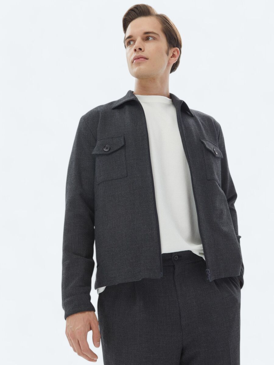 Hard Coal Micro Modern Fit Suit - 4