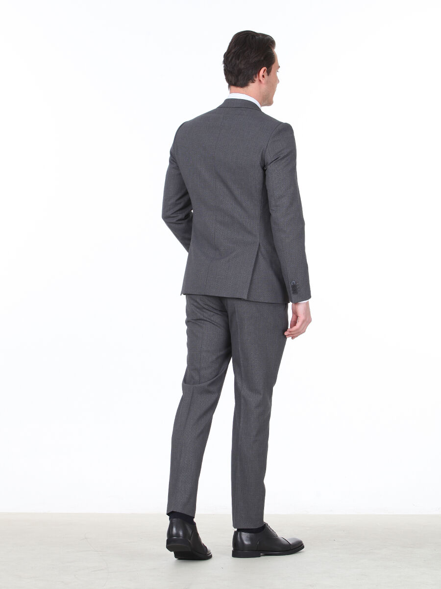 Hard Coal Micro Slim Fit Suit - 4