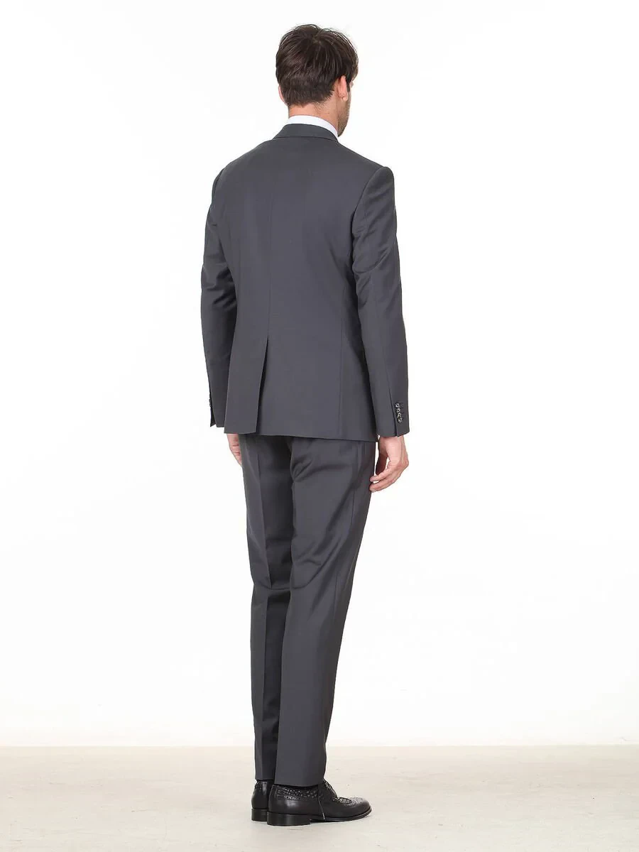 Hard Coal Modern Fit Wool Blended Suit - 4