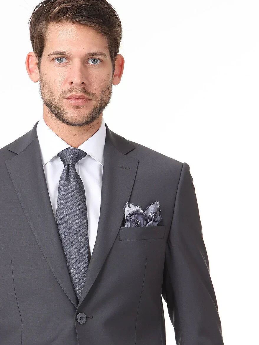 Hard Coal Modern Fit Wool Blended Suit - 2