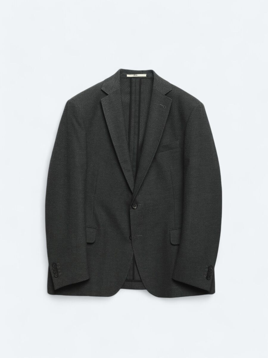 Hard Coal Patterned Regular Fit Recycled Jacket - 8