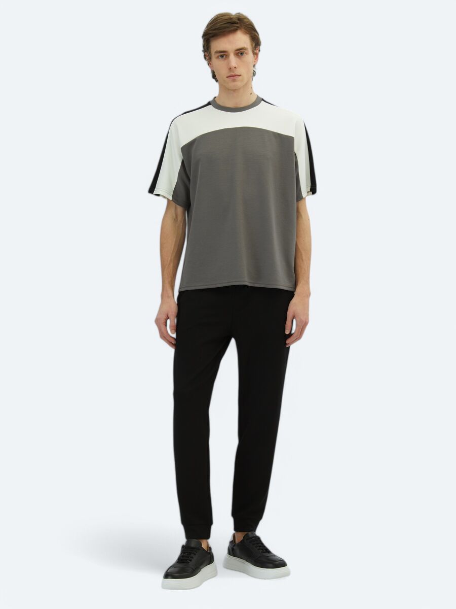 Hard Coal Plain Crew Neck T-Shirt - 3