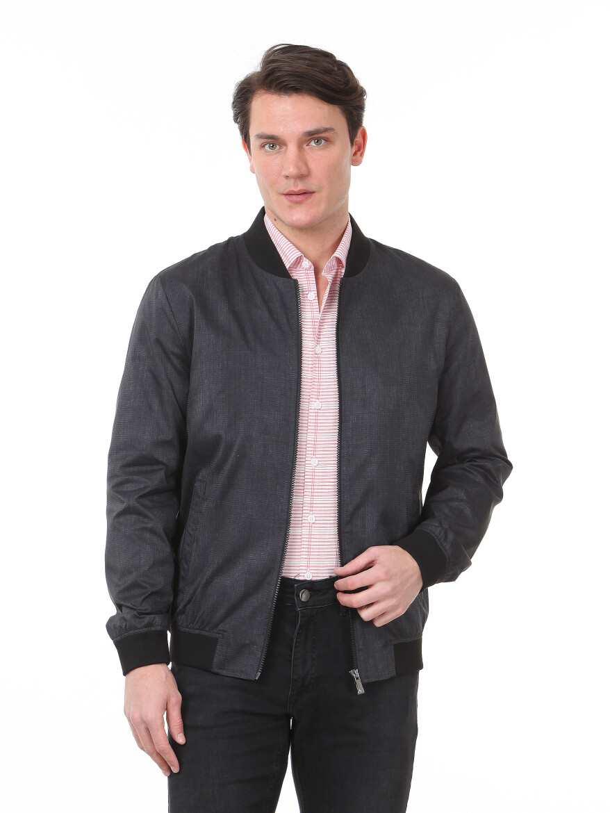 Hard Coal Regular Fit Casual Weaving Coat - 1