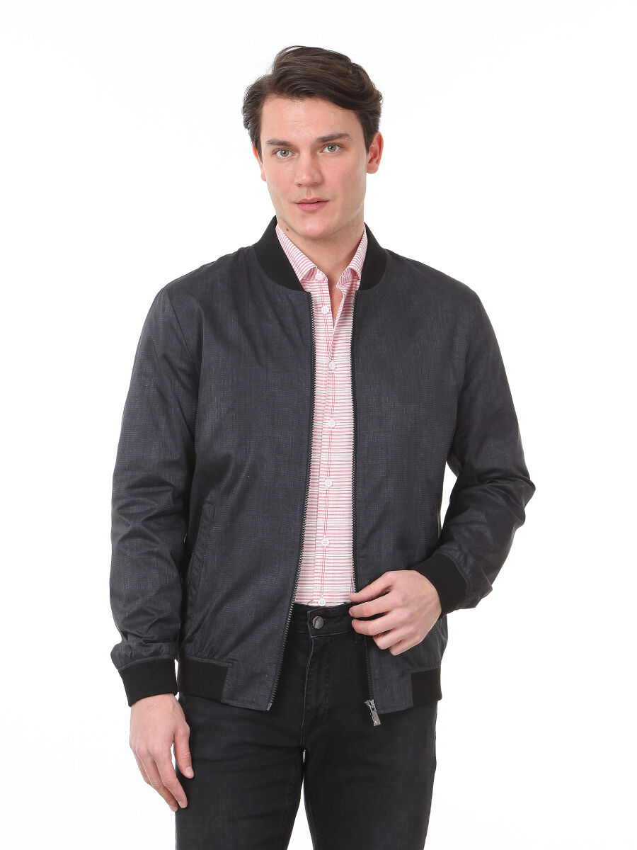 Hard Coal Regular Fit Casual Weaving Coat - 1