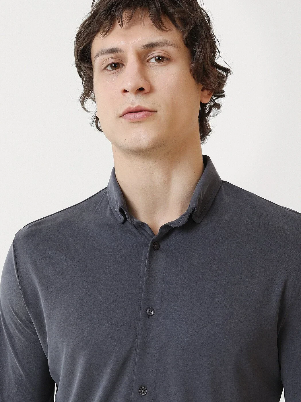 Hard Coal Regular Fit Knitting Casual Shirt - 3